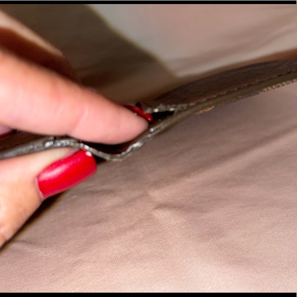 Louis Vuitton Damier Ebene Logo Print Wallet - Picture 10 of 15